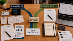 Contratar funcionário CLT ou prestador de serviço PJ: comparação entre modalidades de contratação